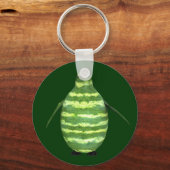 Nationale watermeloendag Penguin Sleutelhanger (Voorkant)