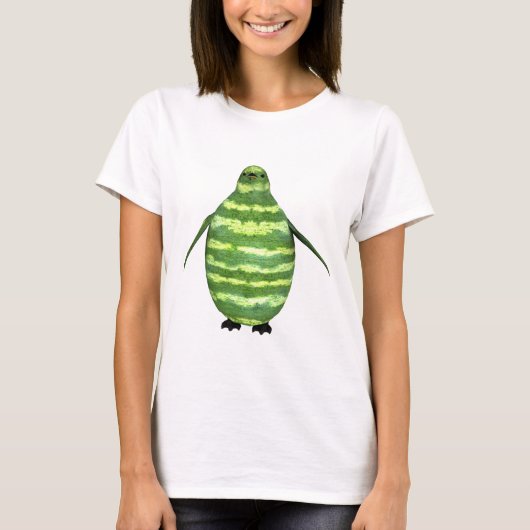 Nationale watermeloendag Penguin T-shirt (Voorkant)
