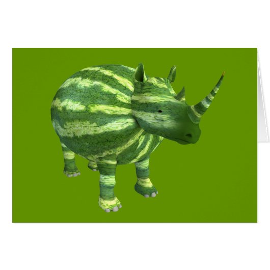 Nationale watermeloendag Rhinoceros (Voorkant Horizontaal)
