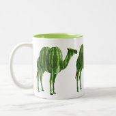 Nationale watermeloendag tweekleurige koffiemok (Links)