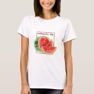 Nationale Watermeloendag - Verse Watermeloenliefhe T-shirt