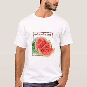 Nationale Watermeloendag - Verse Watermeloenliefhe T-shirt