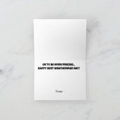 Nationale Weathermans Day Kaart - Mannelijk (Binnen)