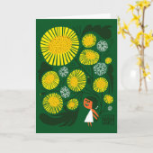 Nationale Weed Appreciation Day Maart 28 Kaart (Gele Bloem)