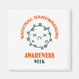Nationale week van de Bewustmaking van de Handwas Magneet