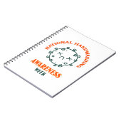 Nationale week van de Bewustmaking van de Handwas Notitieboek (Linkerzijde)