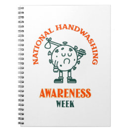 Nationale week van de Bewustmaking van de Handwas Notitieboek