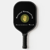 Nationale week van de Bewustmaking van de Handwas Pickleball Paddle (Achterkant)