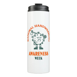 Nationale week van de Bewustmaking van de Handwas Thermosbeker