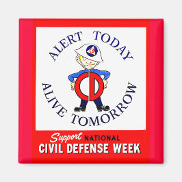 Nationale Week van de Burgerbescherming Magneet