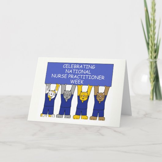 Nationale week van verpleegkundige kaart (Voorkant)