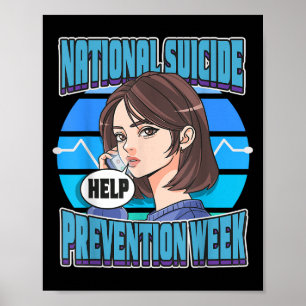 Nationale week voor zelfmoordpreventie ondersteuni poster
