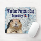 Nationale Weer Dag 5 Februari Muismat (Met muis)