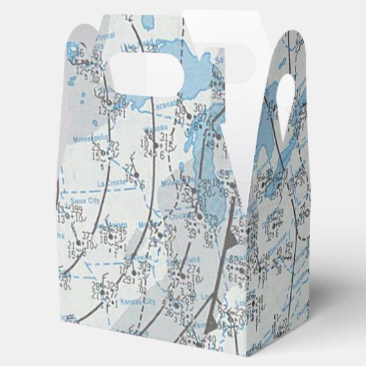 Nationale weerkaart bedankdoosjes (Geopend)