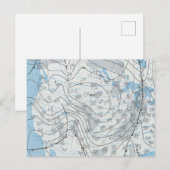 Nationale weerkaart briefkaart (Voorkant / Achterkant)