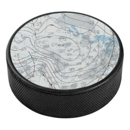 Nationale weerkaart hockey puck
