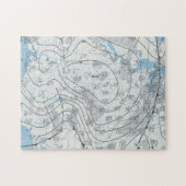 Nationale weerkaart legpuzzel (Horizontaal)