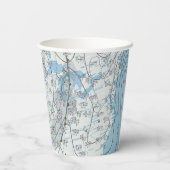 Nationale weerkaart papieren bekers (Achterkant)