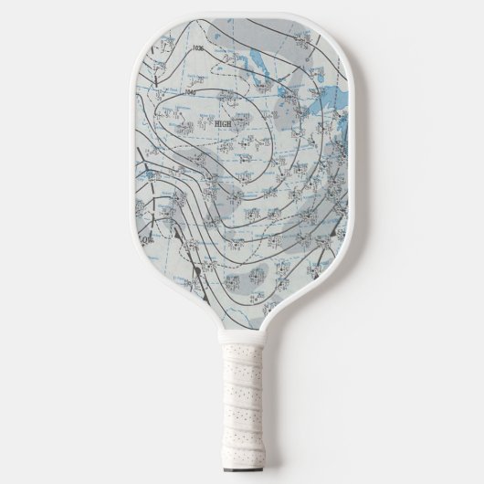 Nationale weerkaart pickleball paddle (Voorkant)