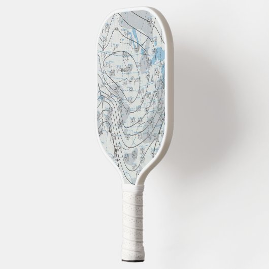 Nationale weerkaart pickleball paddle (Links)