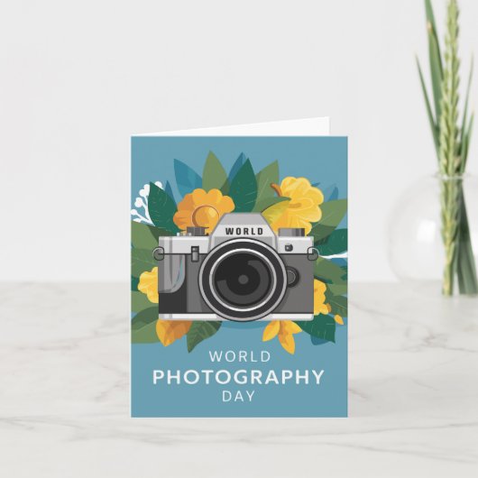 Nationale Wereld Fotografie Dag Kaart (Voorkant)