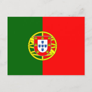 Nationale wereldvlag Portugal Briefkaart