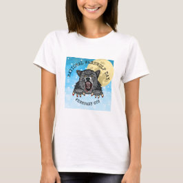 Nationale Werewolf Dag 6 februari T-shirt