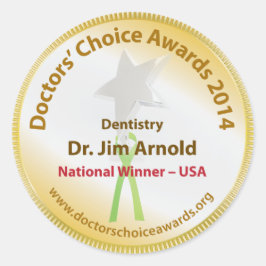 Nationale Winnaar Sticker