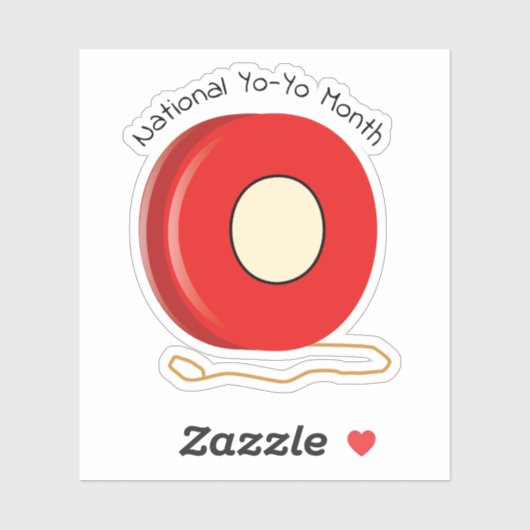Nationale Yo-Yo maand Sticker (Vel)