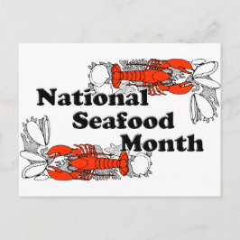 Nationale zeewatermaand briefkaart