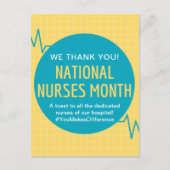 Nationale ziekteverzekeringsmaand briefkaart (Voorkant)