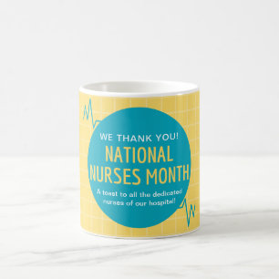 Nationale ziekteverzekeringsmaand koffiemok