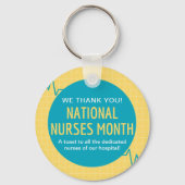 Nationale ziekteverzekeringsmaand sleutelhanger (Achterkant)