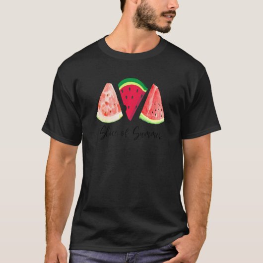 nationale zomerwatermeloen t-shirt (Voorkant)