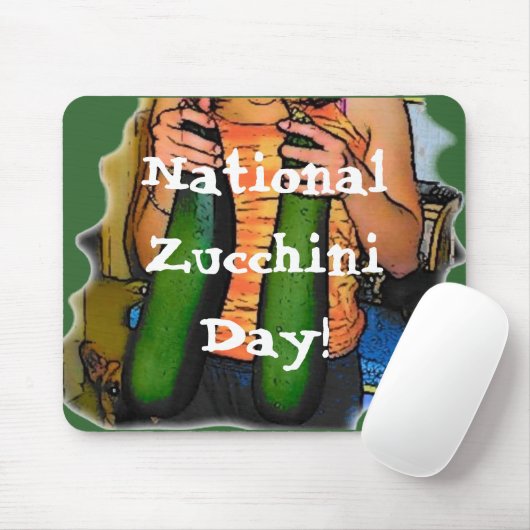 Nationale Zucchini Dag! Muismat (Met muis)