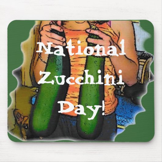 Nationale Zucchini Dag! Muismat (Voorkant)