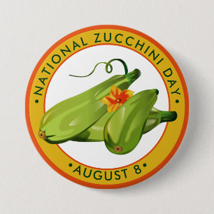 Nationale Zucchini-dag Ronde Button 7,6 Cm