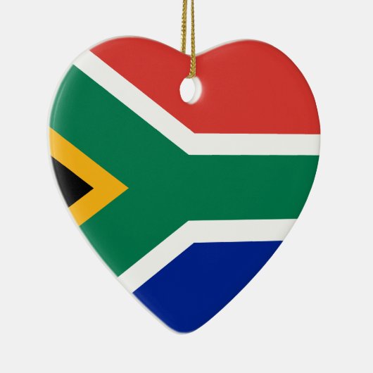 Nationale Zuid-Afrikaanse vlag Keramisch Ornament (Rechts)