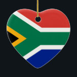 Nationale Zuid-Afrikaanse vlag Keramisch Ornament<br><div class="desc">Show je liefde voor Zuid-Afrika met dit product, verkrijgbaar in verschillende maten en stijlen. Dit product is voorzien van de nationale vlag en kan volledig aan uw smaak worden aangepast. Ideaal voor iedereen met een liefde voor Zuid-Afrika.</div>