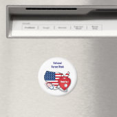 Nationale zuster Week Gift Magnets Magneet (Insitu (Vaatwasser))