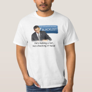 Nationale zwarte lijst voor hervorming van de gezo t-shirt