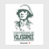 Nationalen Volksarmee Sticker (Vel)