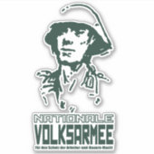Nationalen Volksarmee Sticker (Voorkant)