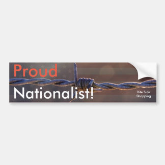 Nationalistische Bumpersticker