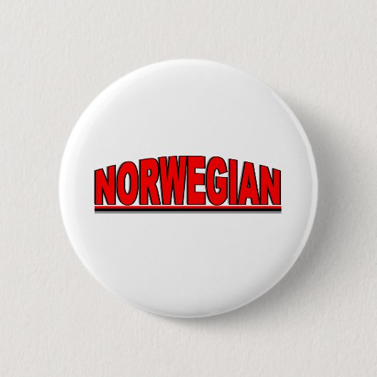 Nationaliteiten - "Noors" Ronde Button 5,7 Cm (Voorkant)