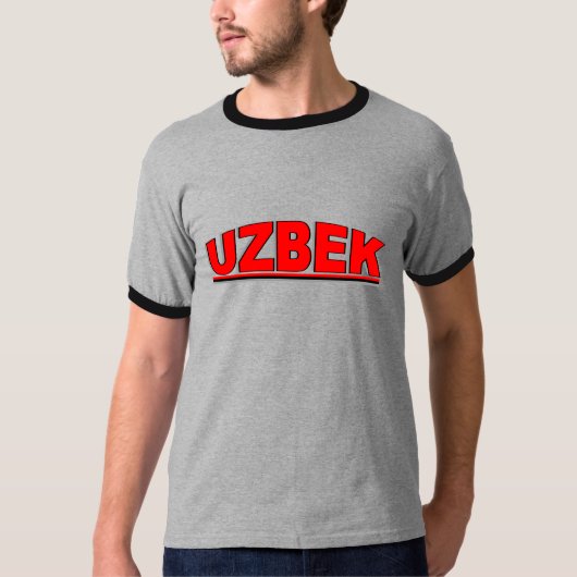Nationaliteiten - "Oezbeeks" T-shirt (Voorkant)