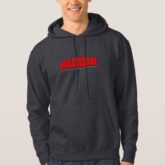 Nationaliteiten - "Rwandan" Hoodie (Voorkant)
