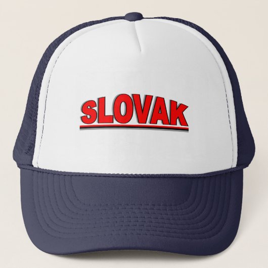 Nationaliteiten - "Slowaaks" Trucker Pet (Voorkant)