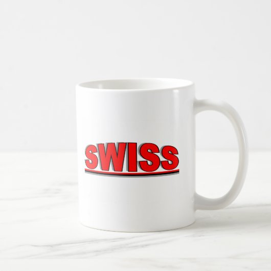 Nationaliteiten - "Zwitsers" Koffiemok (Rechts)