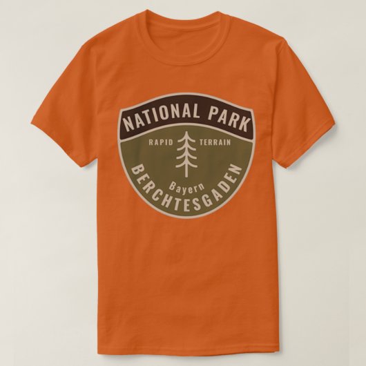 Nationalpark Berchtesgaden T-shirt (Design voorkant)